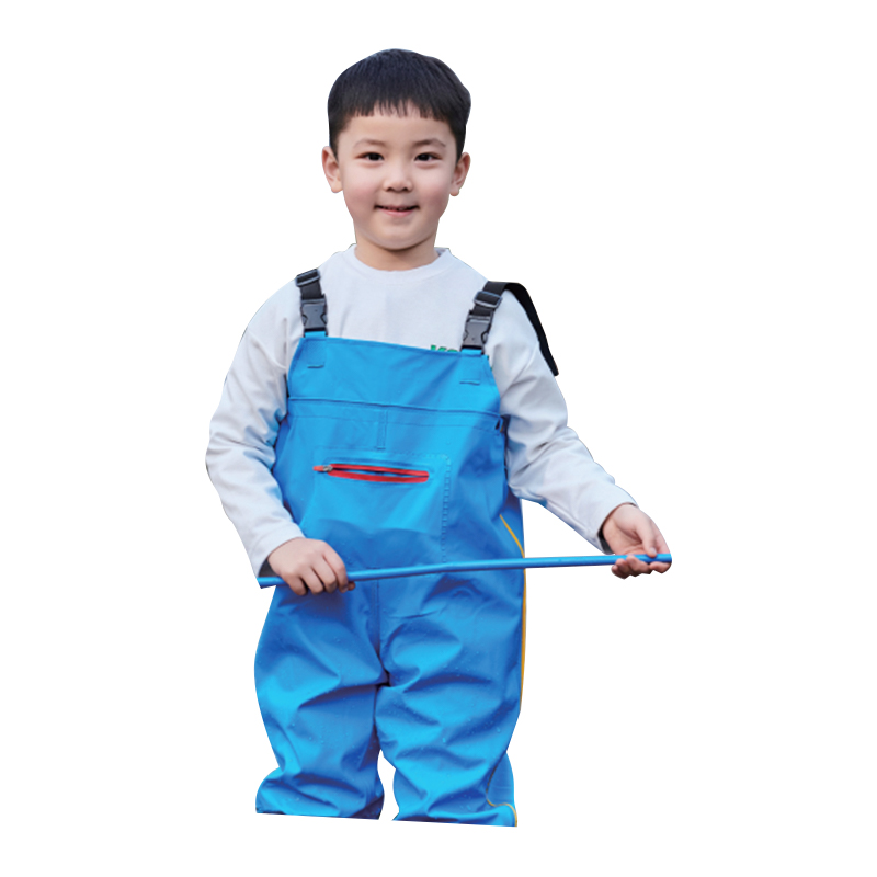 Pantalon Wader bleu en PVC pour enfants
