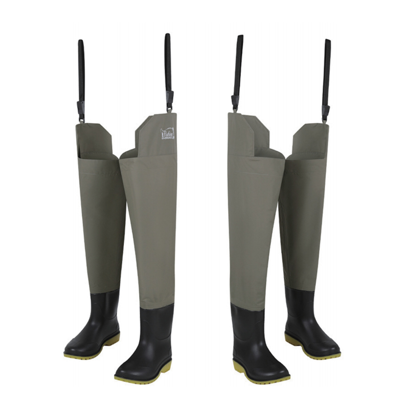 Cuissardes Taslon Gris Vert