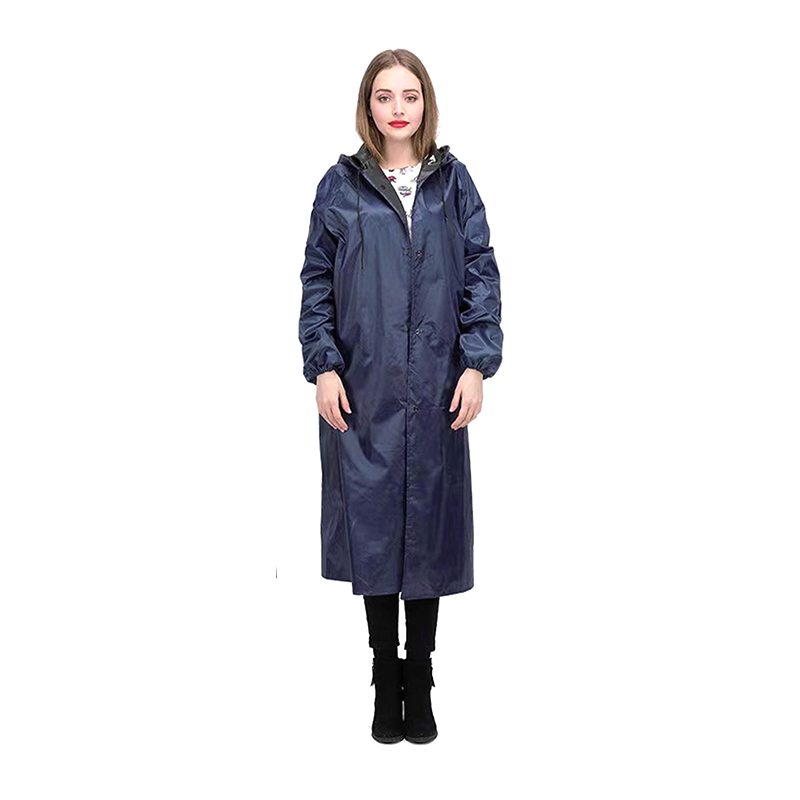 Poncho imperméable en PVC long résistant à l'huile